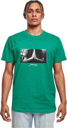 Mister Tee Herren Pray Tee T-Shirt, Forest Green, M