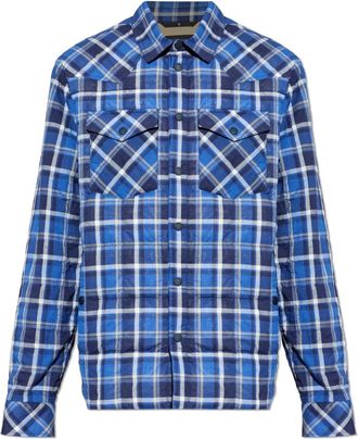 Moncler Day-Namic Jacket - Heren - Gewatteerde jassen - Blauw - M - Katoen - Jassen
