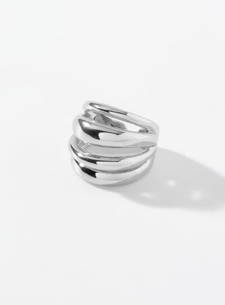 Simons Womens Quadruple-effect open ring
