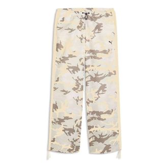 Puma (WMNS) PUMA Street Glam Relaxed Camo Pants Buttercream AOP 638346-88