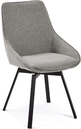 K Home Drehbarer Esszimmerstuhl Harry - Grau