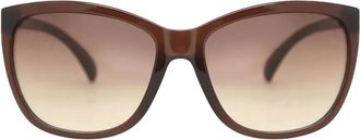 Calvin Klein Womens Calvin Klein Milky Brown Frame Brown Gradient Lensed Sunglasses - Size: ONE size