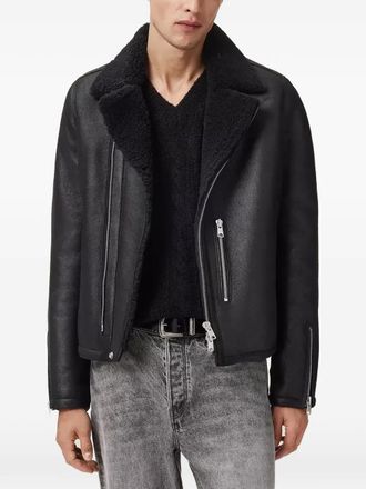 AllSaints Correz jack met ritssluiting - Zwart