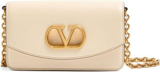 Valentino Garavani Womens Vain Clutch In Shiny Calfskin