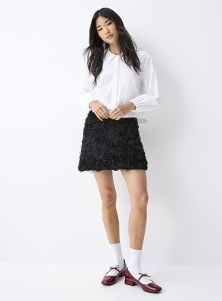 Twik Womens Roses mesh skirt
