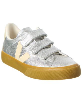 Veja Recife Logo Leather Sneaker