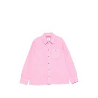 Casablanca Logo-pattern Denim Shirt