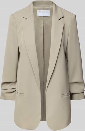 Jake*s Longblazer mit 3/4-Arm in Kitt, Größe 34