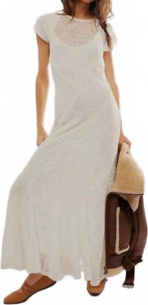 Free People Cypress Maxi Dress In Optic White