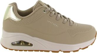 Skechers Shimmer Away Easy Zip Schoenen - Dames - Sneakers - Beige - 37 EU - Schoenen