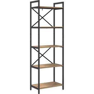 vidaXL Estante de libros Roble artesanal 56 x 34 x 171 cm vidaXL