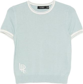 Lauren Ralph Lauren logo-motif short-sleeve T-shirt - Blue