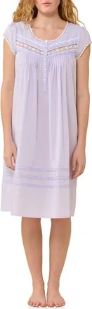 Eileen West Lace Detail Waltz Nightgown in Lavender at Nordstrom, Size X-Large