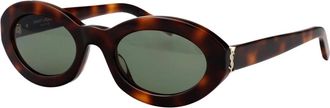 Saint Laurent SL M136 Zonnebril - unisex - Zonnebrillen - Bruin - 52 MM - Accessoires
