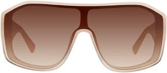 Kurt Geiger Mask Sunglasses in Ivory/brown at Nordstrom