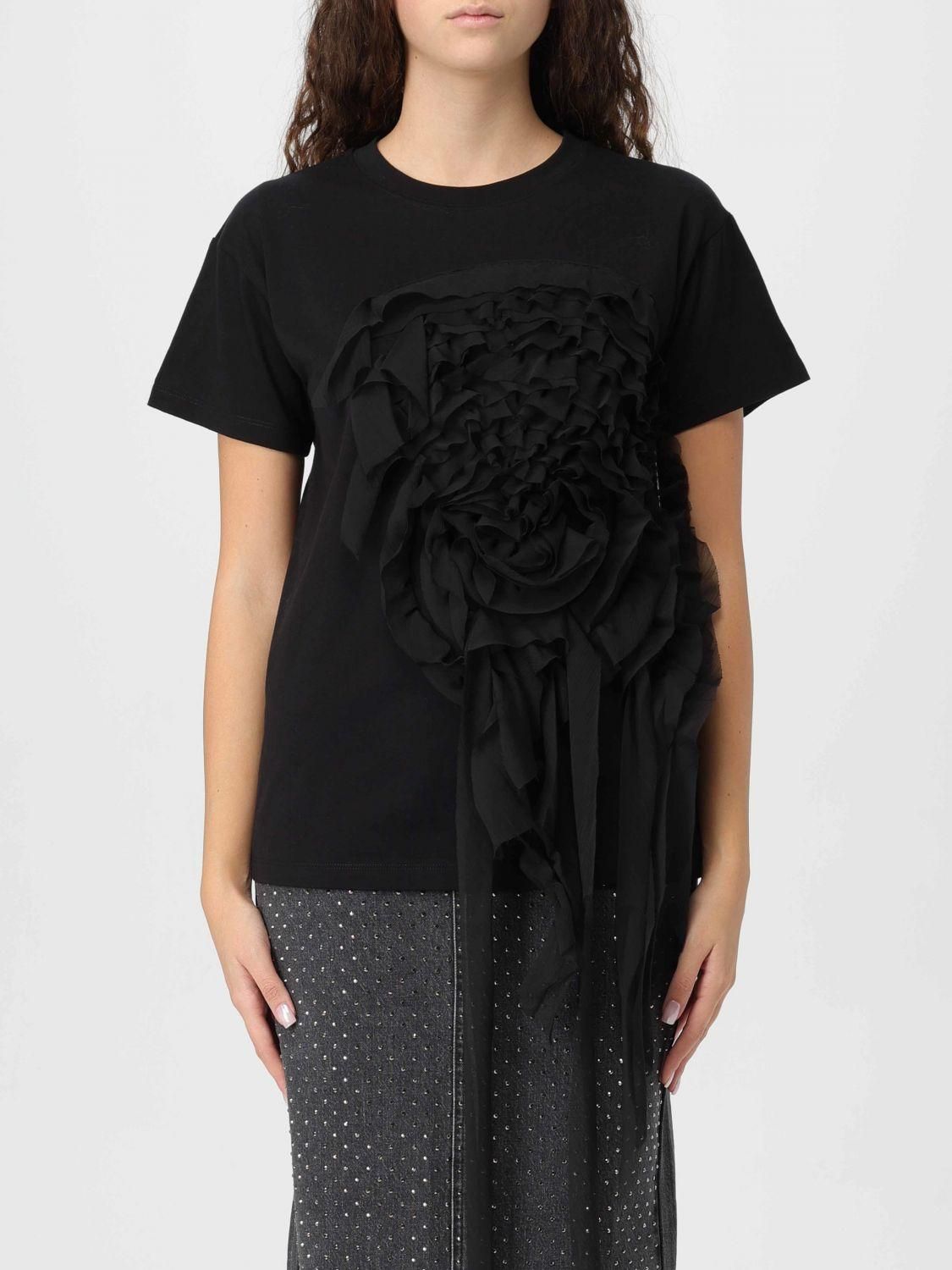 TWINSET 売れ筋商品|||ツインセット シャツ トップス レディース Shirts Black 楽天市場】ツインセット TWINSET Tシャツ トップス レディース