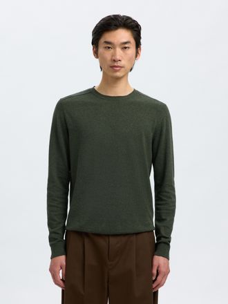 Selected SLHBERG CREW NECK NOOS Baumwolle, regular fit