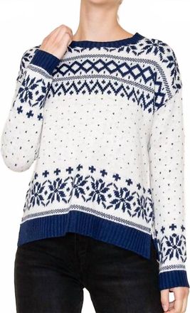 Staccato Winter Sweater In Navy