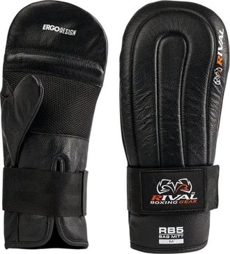 OEM Guanti Da Boxe Rival Rb5 Bag Mitts Neri Taglia L