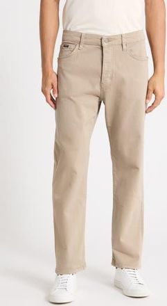 HUGO BOSS Ogden Straight Leg Jeans in Dark Beige at Nordstrom Rack, Size 32 X 32