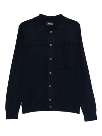 Imperial buttoned pocket cardigan - Blue