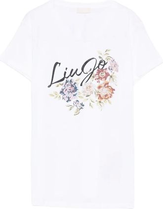 Liu Jo T-shirt met logoprint - Wit