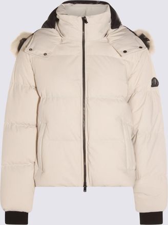 Moose Knuckles White Down Jacket