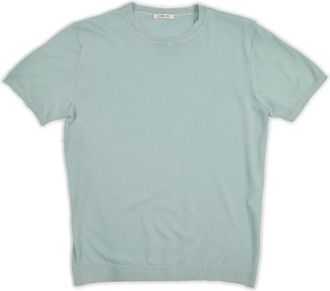 L.B.M. 1911 Groene Aqua Heren T-shirt Finezza 16 - Heren - T-shirts - Groen - 4XL - Katoen - Tops