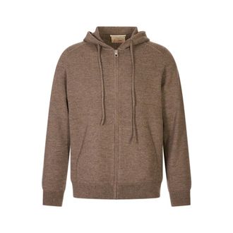 Montecore Jersey con capucha y cremallera - Knitwear - Hombre - Marr&oacute;n - M