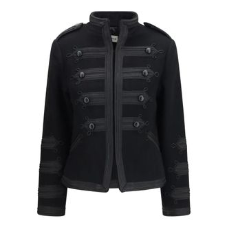 P.A.R.O.S.H. P.a.r.o.s.h. - Napoleone Jas - Dames - Jassen - Zwart - Maat: S Zijde