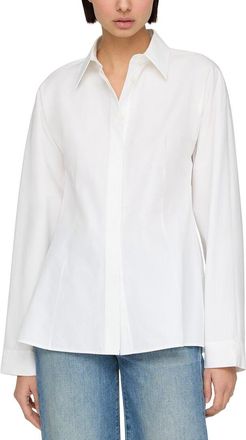 Lafayette 148 New York Pintuck Back Shirt
