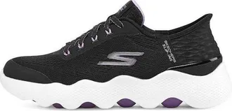 Skechers (WMNS) Skechers GO WALK Massage Fit Black Lavender 124916-BKLV
