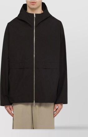 STUDIO NICHOLSON cotton blend jacket with hood and pockets