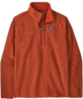 Patagonia Better Sweater 1/4 Zip Fleecepullover f&uuml;r Herren | rot