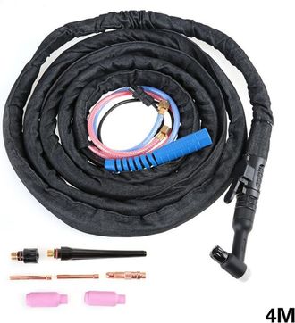 OEM Juego De Antorcha De Soldadura Por Arco Tig Agon, Cable Wp18 De 4 M, Conector De Tuerca Refrigerado Por Agua