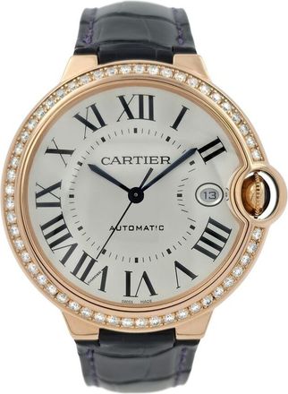 Cartier Pre-owned Cartier Ballon Bleu Automatic Diamond Silver Dial Ladies Watch LH100560