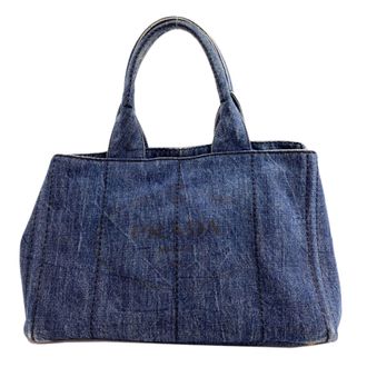 Prada Blue Denim Tote Bag (Pre-Owned)