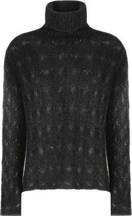 Avant Toi Pullover met hoge hals - Zwart