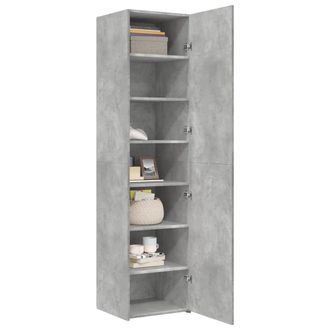 Berkfield Home Highboard Concrete Grey 45x42.5x185 cm Engineered Wood