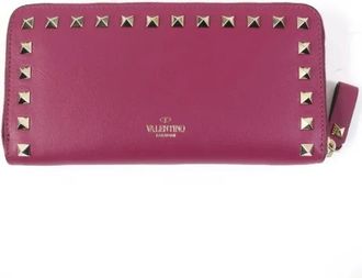 Valentino Pre-owned Wallets, female, Purple, Size: ONE SIZE Pre-owned Leather wallets