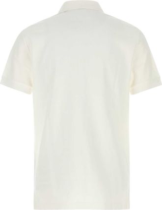 Burberry Piquet Cotton Polo Shirt - White