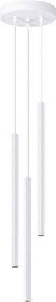 Sollux Lighting Design Pendellampe Arche 3-flammig, Weiss