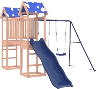 vidaXL Parque Infantil De Exterior Madera Maciza De Abeto Douglas Vidaxl