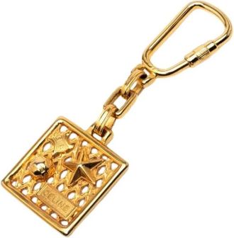 Celine Pre-owned Accessories, female, Yellow, Size: ONE SIZE Pre-owned Metal Home-Office Accessory