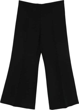Khaite Pantaloni in seta - Nero