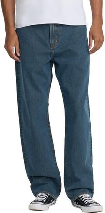 Rvca Straight Leg Jeans in Dark Vintage at Nordstrom, Size 40