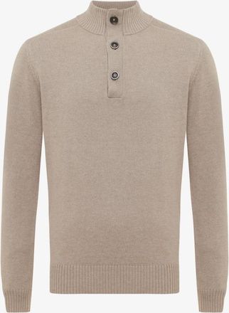 Gentiluomo Turtle Buttonszip | Beige