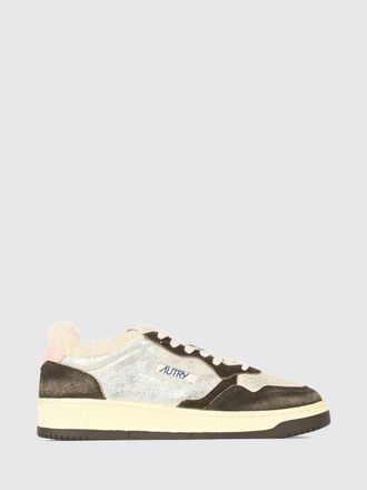 Autry Sneakers Medalist Low in pelle di vitello con interni in shearling