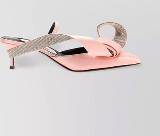 Sergio Rossi area marquise mules featuring bow detail