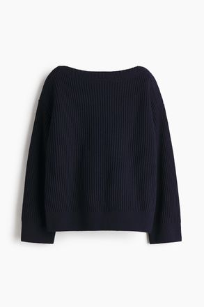 H&M Oversized Pullover aus Wollgemisch - Blue